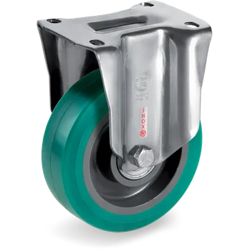 TR-Roll polyurethane fixed castor Ø200×50 mm
