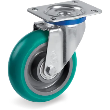 Rueda giratoria de poliuretano TR-Roll Ø160×50 mm