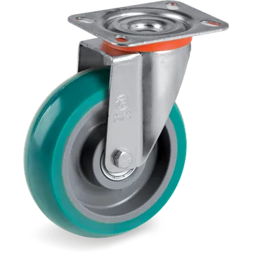 Rueda giratoria de poliuretano TR-Roll Ø160×50 mm
