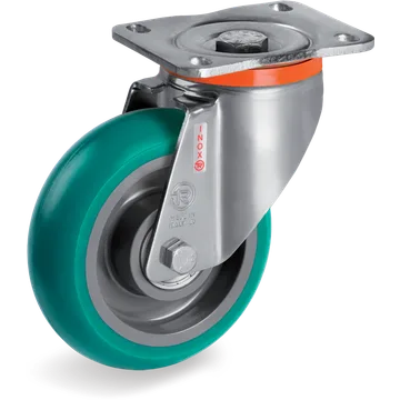 TR-Roll polyurethane swivel castor Ø160×50 mm