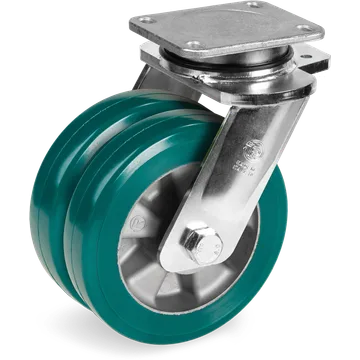 Rueda giratoria de poliuretano TR-Roll Ø200 mm