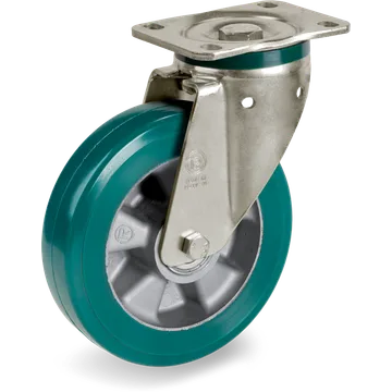 TR-Roll polyurethane swivel castor Ø160×50 mm