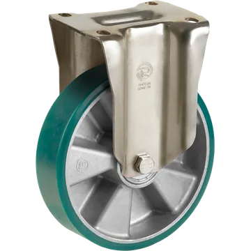 TR-Roll polyurethane fixed castor Ø125×35 mm