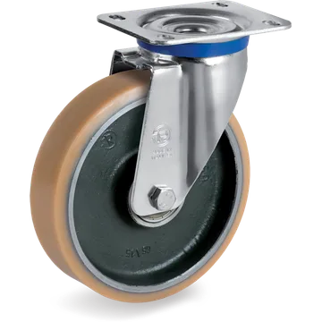 Vulkollan® swivel castor Ø150×40 mm