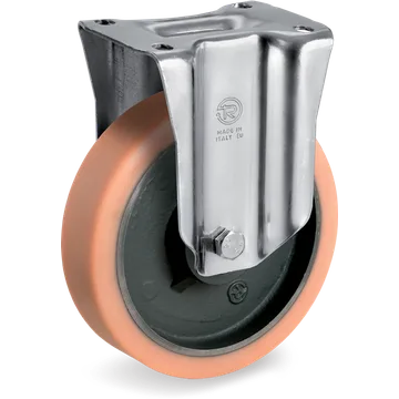 Vulkollan® fixed castor Ø150×50 mm