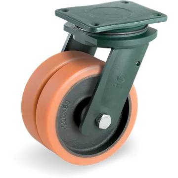 Rueda giratoria de vulkollan® Ø200 mm