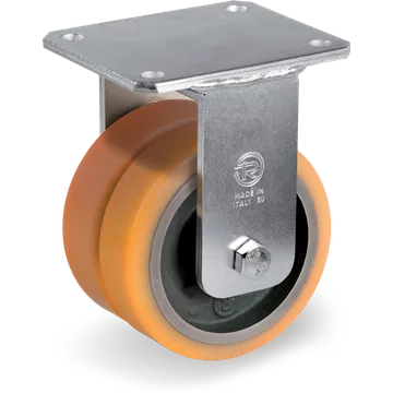 Rueda fija de poliuretano TR Ø125 mm