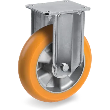 Rueda fija de poliuretano TR Ø200×50 mm