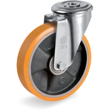 Rueda giratoria de poliuretano TR Ø175×35 mm