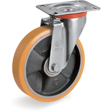Rueda giratoria de poliuretano TR Ø175×35 mm
