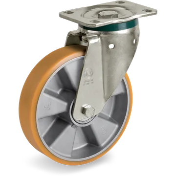 Rueda giratoria de poliuretano TR Ø200×50 mm