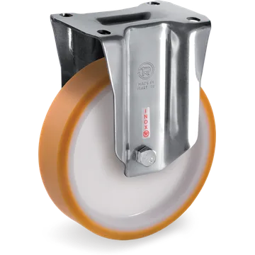 Rueda fija de poliuretano TR Ø150×40 mm