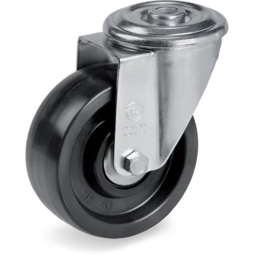 Thermosetting resin swivel castor Ø80×35 mm