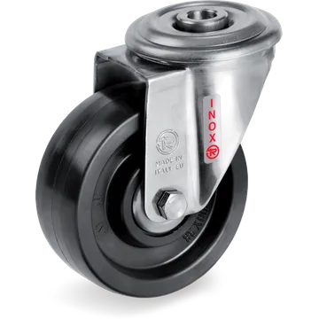 Thermosetting resin swivel castor Ø80×35 mm