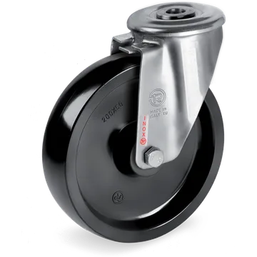 Thermosetting resin swivel castor Ø100×35 mm