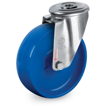 Rueda giratoria de poliamida 6 Ø80×30 mm