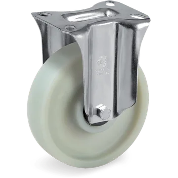 Polyamide 6 fixed castor Ø100×30 mm