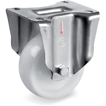 Polyamide 6 fixed castor Ø125×45 mm