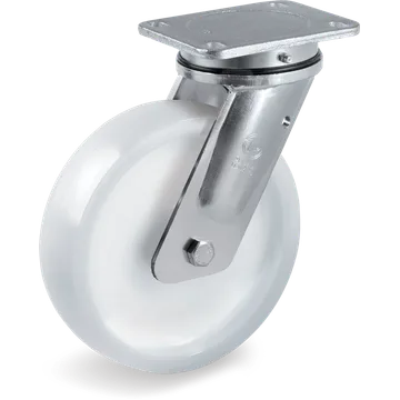 Rueda giratoria de poliamida 6 Ø125×45 mm