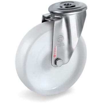 Rueda giratoria de poliamida 6 Ø80×30 mm