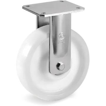 Polyamide 6 fixed castor Ø200×50 mm