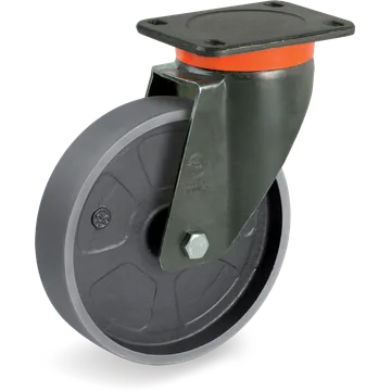 Rueda giratoria de hierro fundido Ø200×50 mm