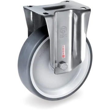 Rueda fija de goma termoplástica Ø80×30 mm