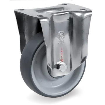 Rueda fija de goma termoplástica Ø200×50 mm