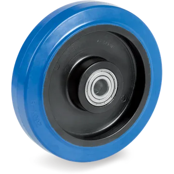 Elastic rubber wheel Ø125×36 mm