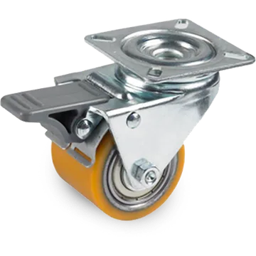 TR polyurethane roller Ø35×27 mm with brake